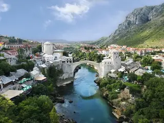 Landschap in Bosnië en Herzegovina