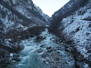 Landschap in Kosovo