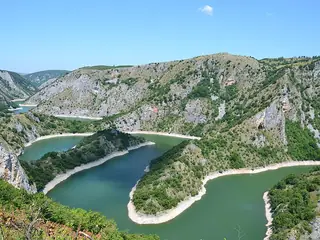 Landschap in Servië