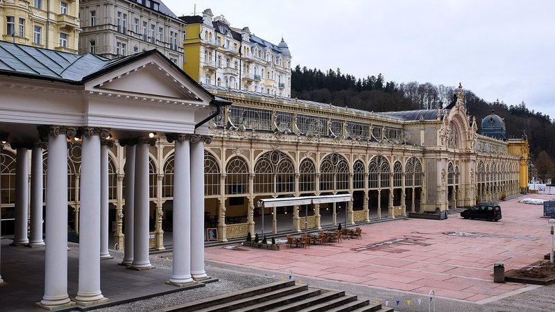 De kuurcolonnade van Mariánské Lázně