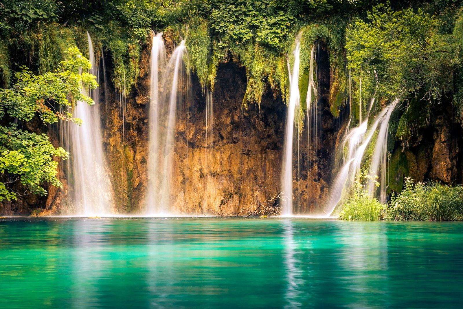 Watervallen in Nationaal Park Plitvice
