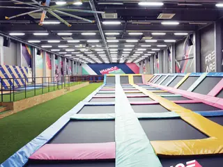 Sfeerfoto, niet WOOP! Fun Park: vergelijkbaar trampolinepark elders