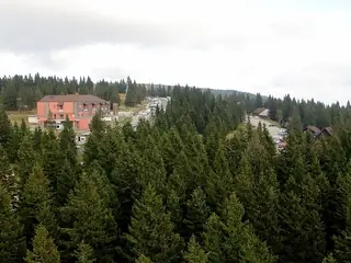 Skigebied en wandelgebied Rogla